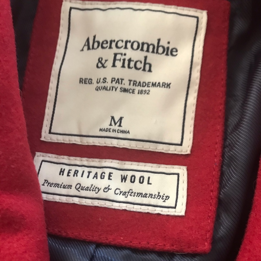 Abercrombie Women’s classic wool pea coat - Picture 3 of 6
